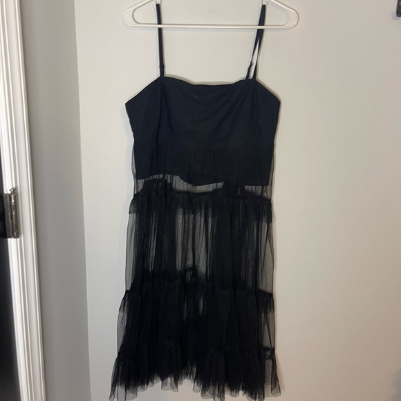 Anthropology maeve tulle tunic with cropped lining - Picture 1 of 3